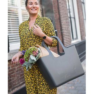 Produktbild für Einkaufstasche Koziol 7414701 Tasche XL, nature ash grey