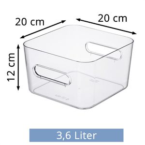 Produktbild für Aufbewahrungsbox Smartstore Compact Square M, 3,6L