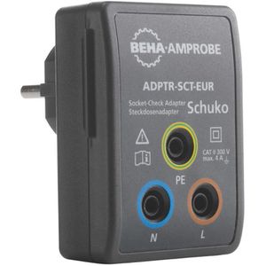 Produktbild für Steckdosentester Beha-Amprobe ADPTR-SCT-EUR
