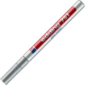 Produktbild für Lackmarker Edding 751, silber