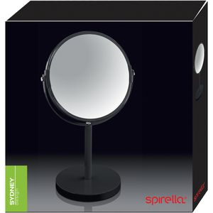 Produktbild für Kosmetikspiegel Spirella Sydney 1017267, schwarz