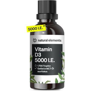 Vitamin-D natural-elements 50 ml, für 1700 Tropfen