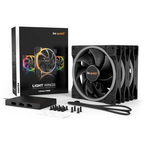 Produktbild für Gehäuselüfter Be-Quiet Light Wings PWM, BL078