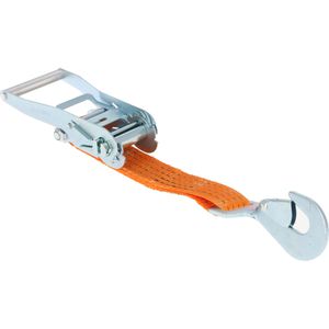 Produktbild für Spanngurt Braun-GmbH orange, mit Karabinerhaken &amp; Ratsche