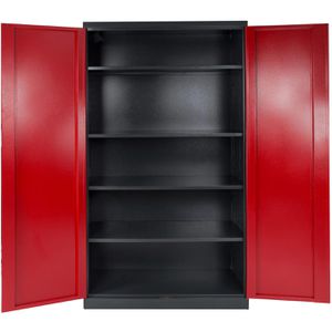 Werkzeugschrank ADB XXL, 40913, aus Metall, anthrazit / rot