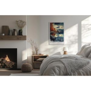 Produktbild für Wandbild Sinus-Art Bayerische Alpen