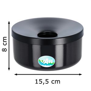 Produktbild für Aschenbecher VAR Typ B, 3213, für Indoor &amp; Outdoor, mit Deckel
