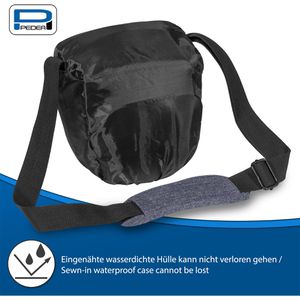 Produktbild für Kameratasche Pedea FASHION Gr. M, aus Polyester, grau