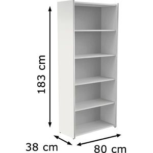 Produktbild für Aktenregal Kerkmann start up 4435, Holz