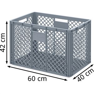 Produktbild für Eurobox AUER EO 64/42, grau, 85 Liter
