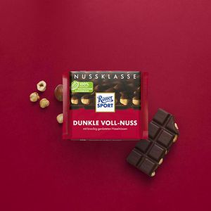 Produktbild für Tafelschokolade Ritter-Sport Dunkle Voll-Nuss