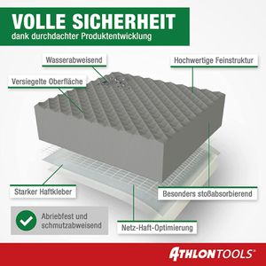Produktbild für Wandschutz ATHLON-TOOLS MaxProtect, grau