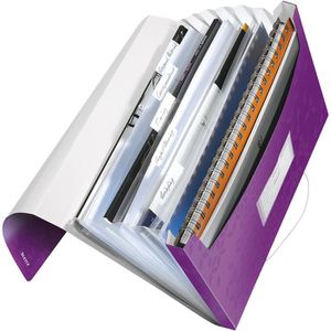 Fächermappe Leitz 4589-00-62 WOW, A4, violett