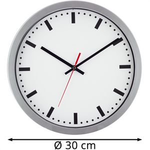 Produktbild für Wanduhr Eurotime 53001-05, Kunststoff, analog, Funkuhr