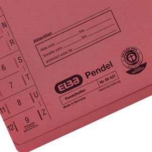 Produktbild für Pendelhefter Elba 100560092, A4, rot