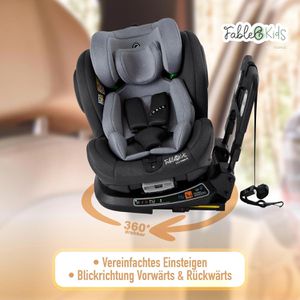 Produktbild für Kindersitz FableKids Noble R129, mit ISOFIX