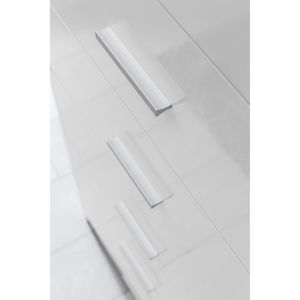 Produktbild für Kommode Wohnling WL5.864, weiß hochglanz