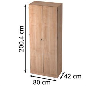 Produktbild für Kleiderschrank Hammerbacher Solid 6200, nussbaum