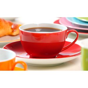 Produktbild für Untertasse Ritzenhoff&amp;Breker Doppio, rot