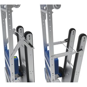Produktbild für Sackkarre DM-System CT150PB, klappbar, elektrisch