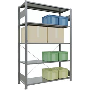 Schwerlastregal Schulte 12750-130, 5 Metallböden