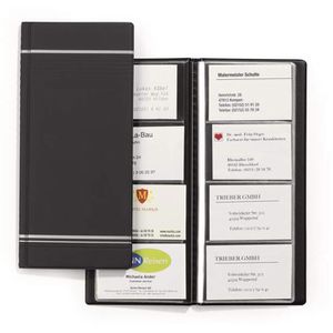 Produktbild für Visitenkartenmappe Durable 858158 Visifix 96, anthrazit, A5