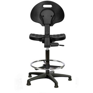 Produktbild für Arbeitsstuhl Topsit Industry Counter, schwarz