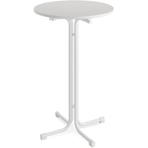 Veba Stehtisch P16180, weiß, Ø 80cm, klappbar, Maße: 109 x 80cm (HxØ), Stahl