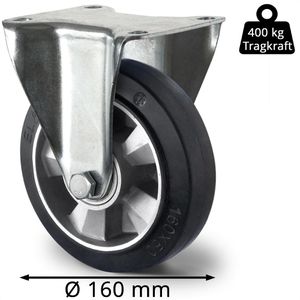 Produktbild für Schwerlastrolle CASCOO Serie BAF4, Bockrolle