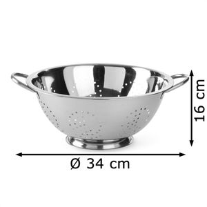 Produktbild für Seiher Hendi Kitchen Line, mit 2 Griffen, aus Edelstahl