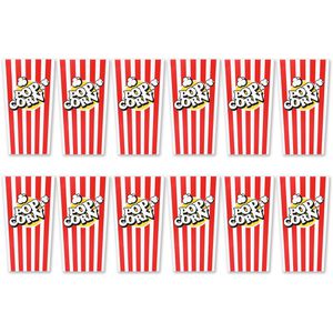 Produktbild für Popcorn-Tüten FunX FX-06207 rot/weiß