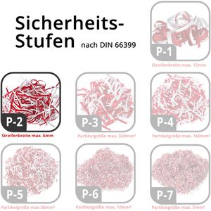 Produktbild für Aktenvernichter Ideal 4003, 40036111, weiß, mit Rollen