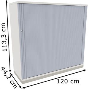 Produktbild für Rollladenschrank fm-Büromöbel Fastline, aus Holz