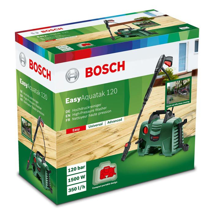 Bosch Hochdruckreiniger EasyAquatak 120, 06008A7901, 1500 Watt, bis 120 ...