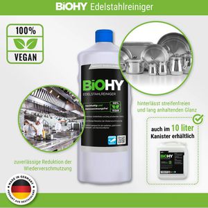 Produktbild für Edelstahlreiniger BiOHY 100% vegan