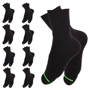 Socken Footstar Neon Glow, schwarz, 8 Paar