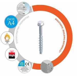 Produktbild für Betonschrauben Tox Sumo Max 1 KB A4, 041171231