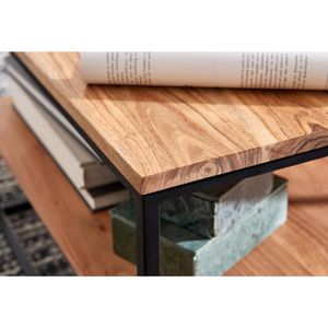 Produktbild für Couchtisch Wohnling WL6.363, aus Massivholz, akazie