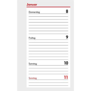 Kalendereinlagen bsb 02-0195, Mini, Jahr 2026