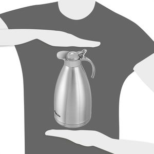 Produktbild für Thermoskanne Bartscher 2L-VST, 190108, Edelstahl