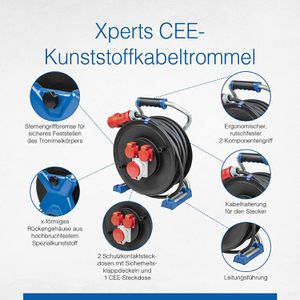 Produktbild für Kabeltrommel as-Schwabe 23654 Xperts CEE, 40m