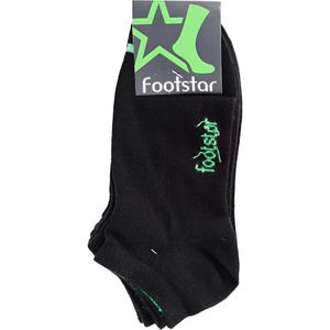 Produktbild für Socken Footstar Neon Glow, schwarz, 8 Paar