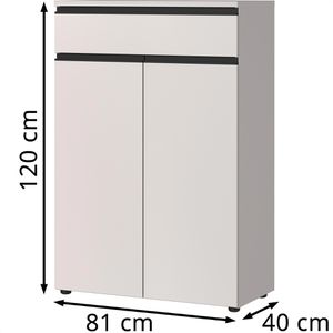 Produktbild für Aktenschrank Germania Bedano, 4041-572 aus Holz
