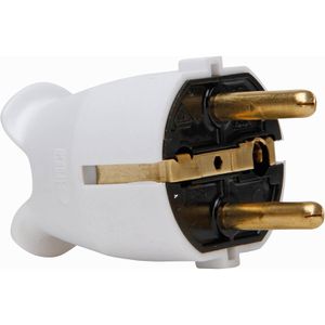 Produktbild für Schutzkontaktstecker Kopp 178502007, weiß
