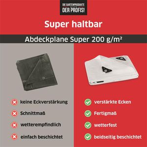 Produktbild für Abdeckplane NOOR Super, weiß