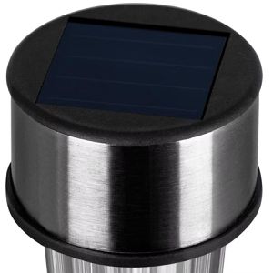 Produktbild für Wegeleuchte Monzana 103233, silber, mit Solar