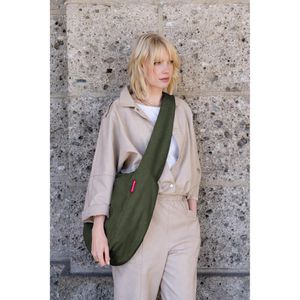 Produktbild für Umhängetasche Reisenthel Moonbag, Polyester, cord dark matcha