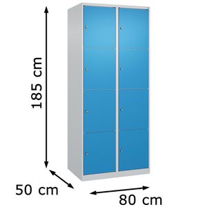 Produktbild für Schließfachschrank CP-Möbel Classic Plus lichtblau