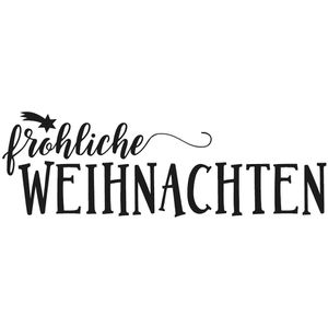 Produktbild für Motivstempel Rayher 29149000 Fröhliche Weihnachten, aus Holz