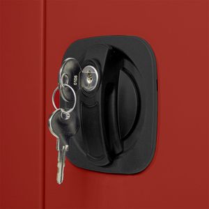 Produktbild für Mehrzweckschrank ADB 40687, abschließbar, rot